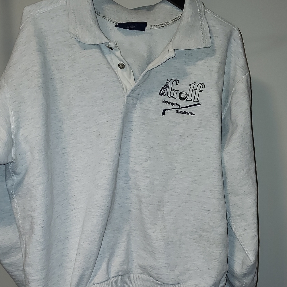 ⭐ Men's Classic Gray Golf Sweatshirt